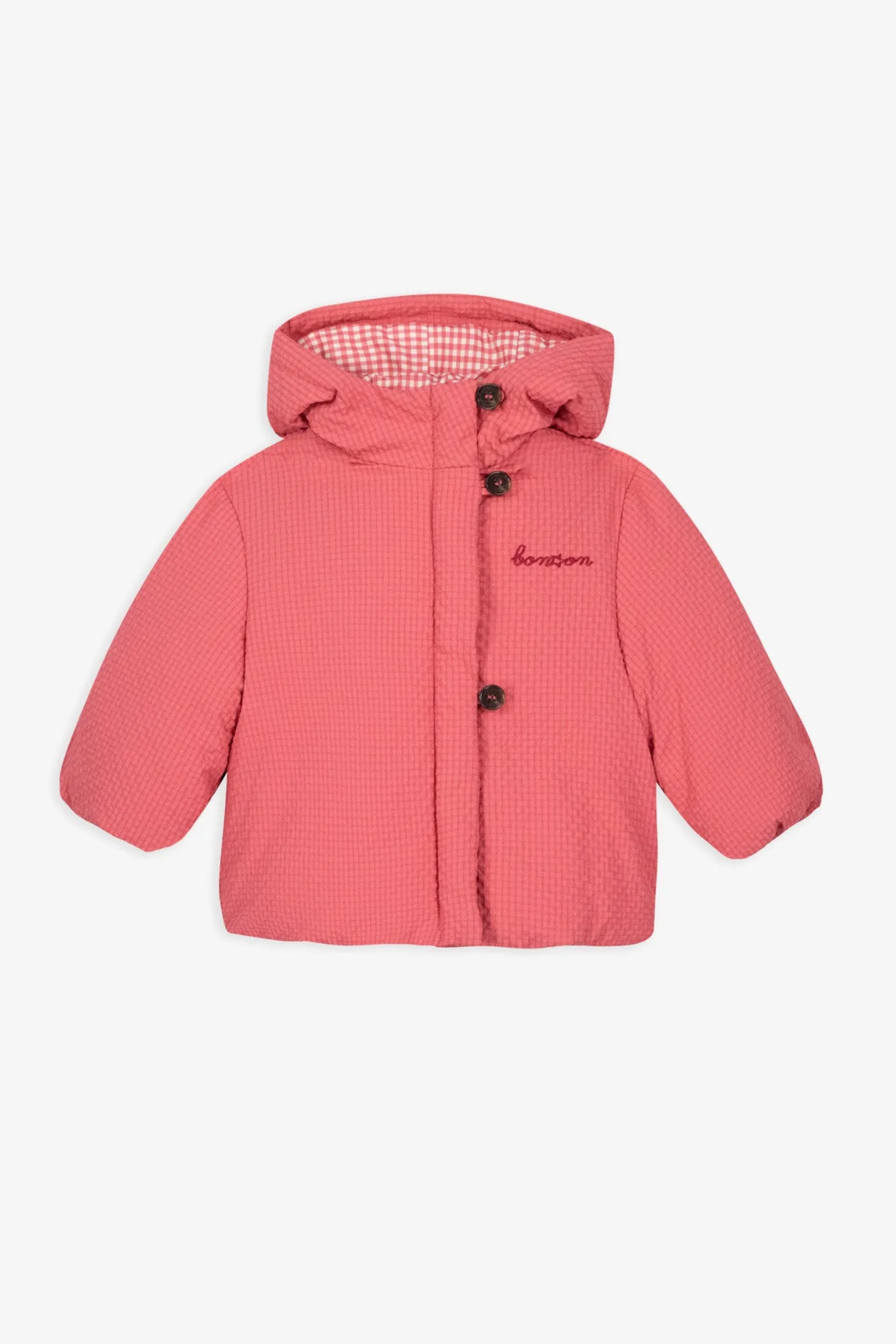 Bonton Paola dynejakke rosa ternet baby
