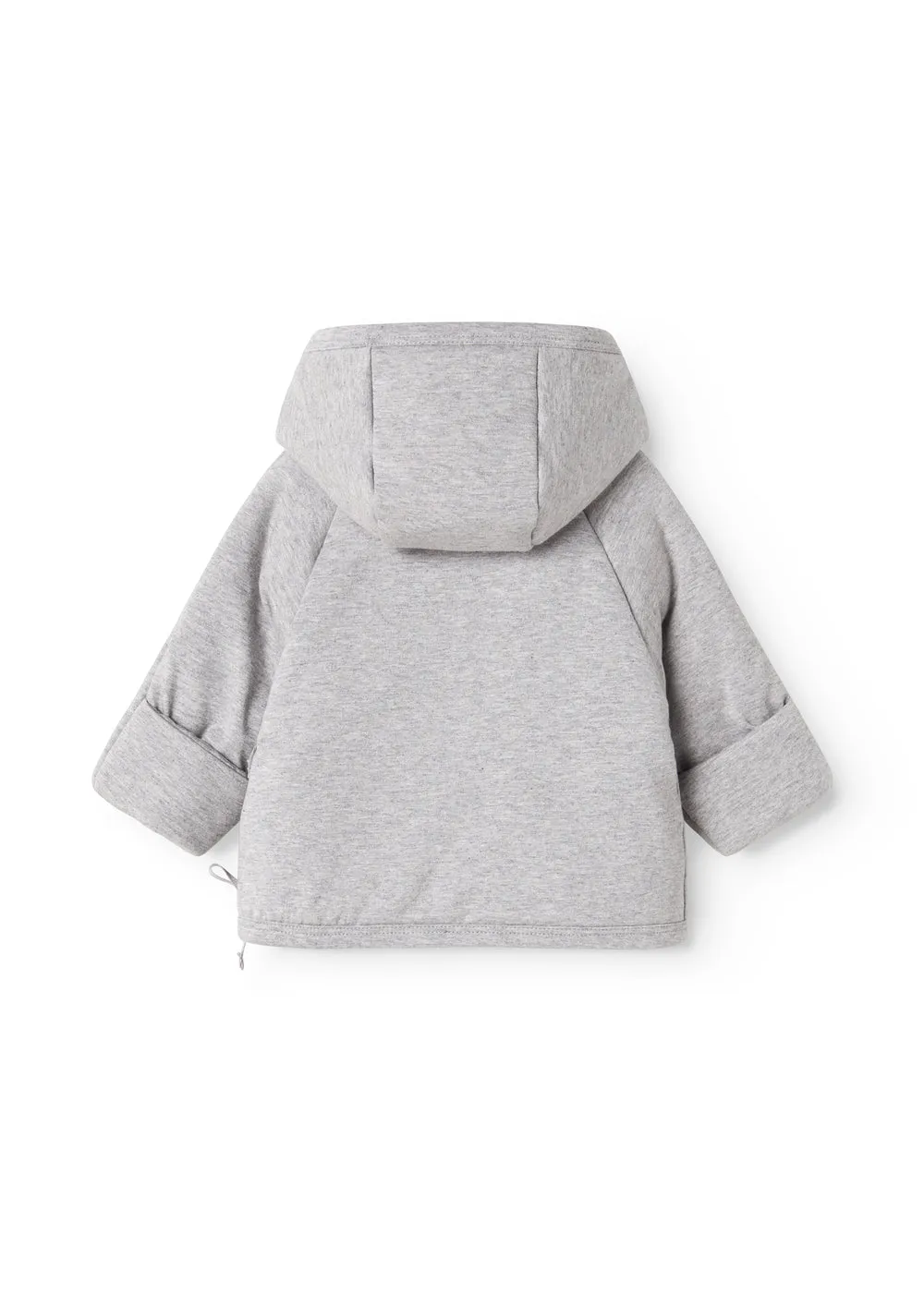 MarMar Copenhagen Jules babyjakke Light Grey Melange vatteret