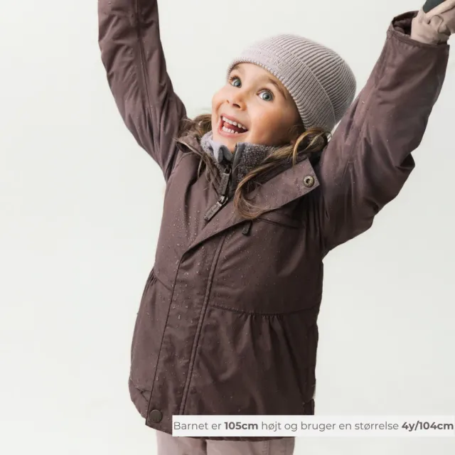 MINI A TURE Matbriddine vinterjakke Peppercorn plum -25°