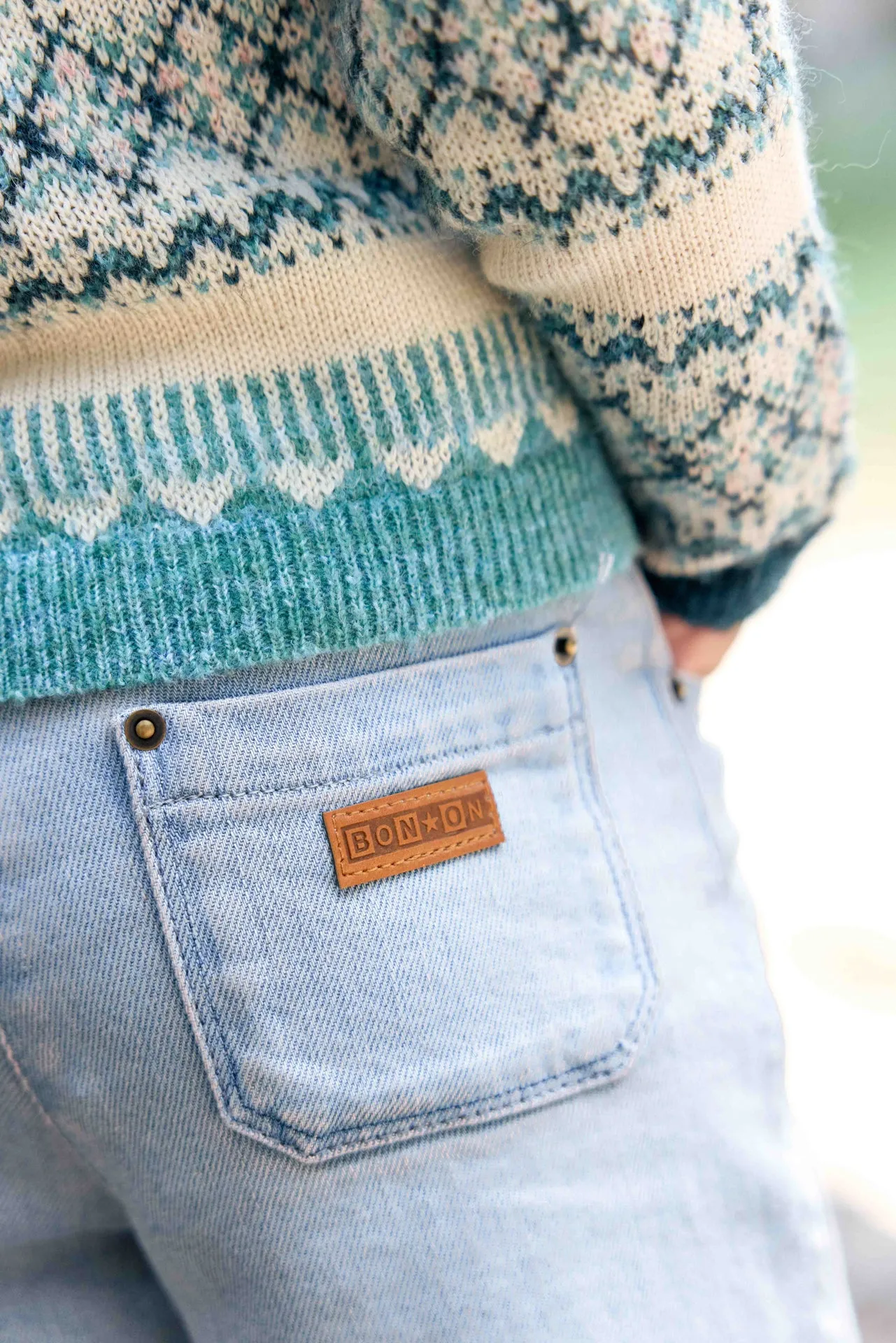 Bonton Marlow Bleached jeans 2A bla denim