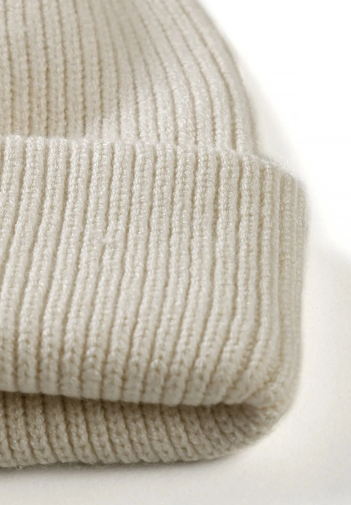 Minoti 45923 strikhue til drenge beige 2-pak