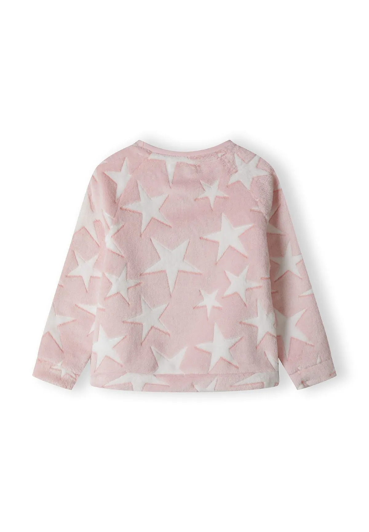 Minoti 41559 pyjamas fleece rosa stjerner