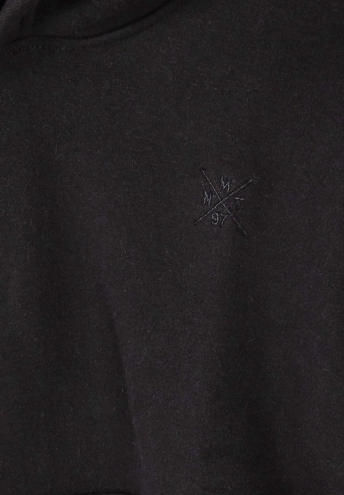 Minoti 45782 hættetrøje sort 2-pak fleece