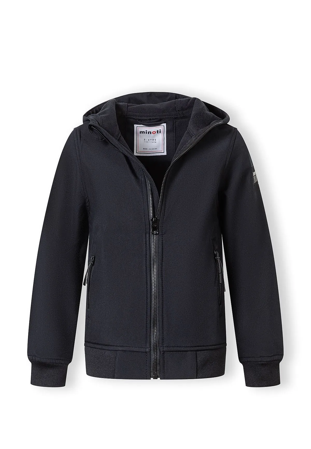 Minoti 44610 softshelljakke til drenge sort