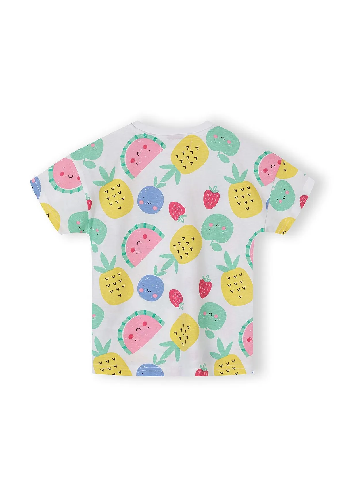Minoti 44812 t-shirt 5-pak frugtprint piger