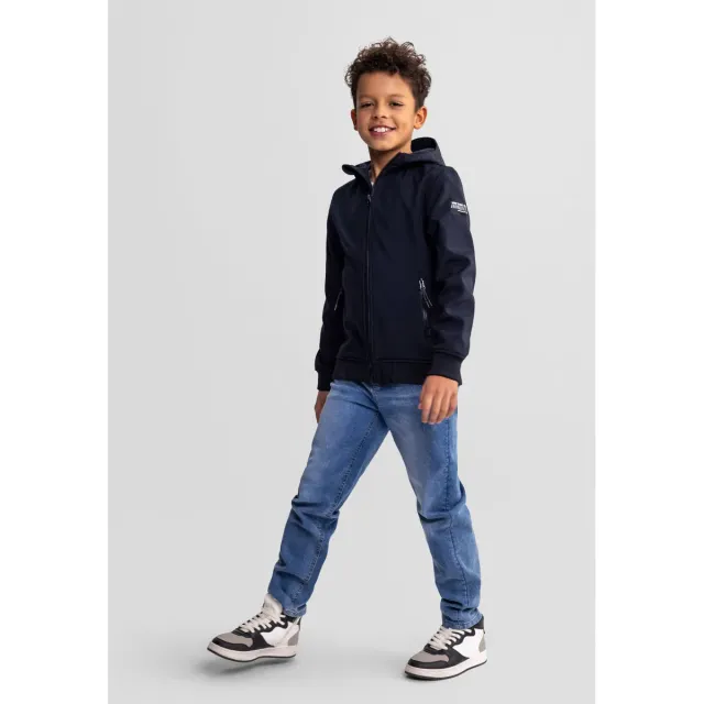 Minoti 44610 softshelljakke til drenge sort