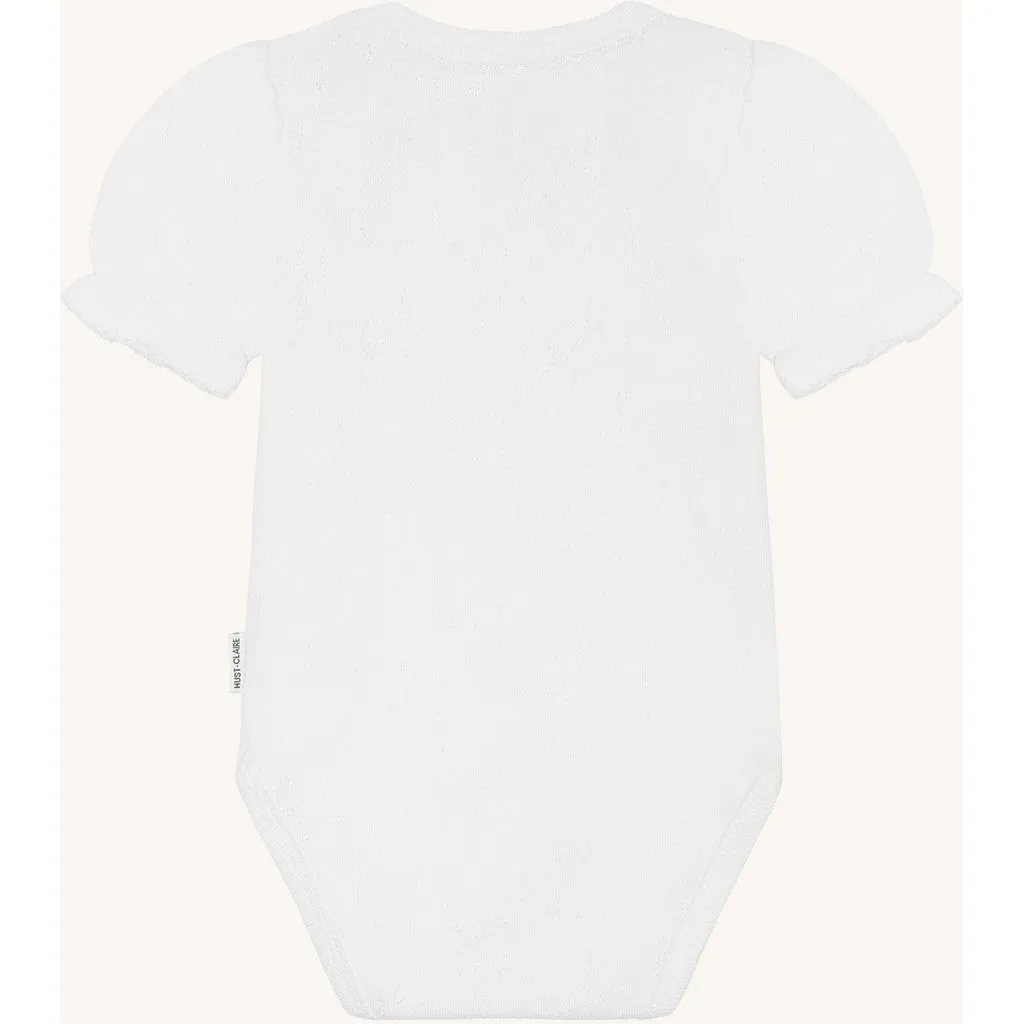 Hust & Claire Britt Cute body White økologisk