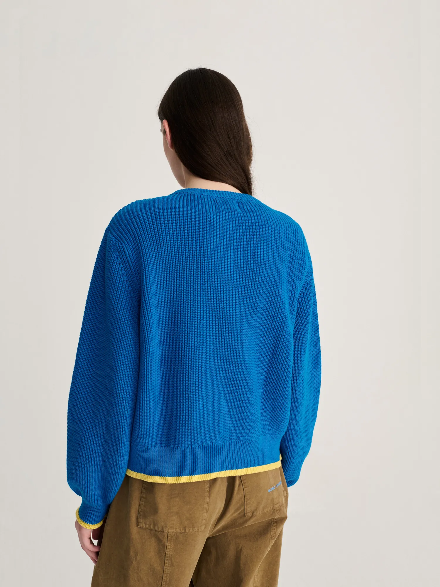 Bobo Choses Pearl strikket cardigan blå økologisk bomuld