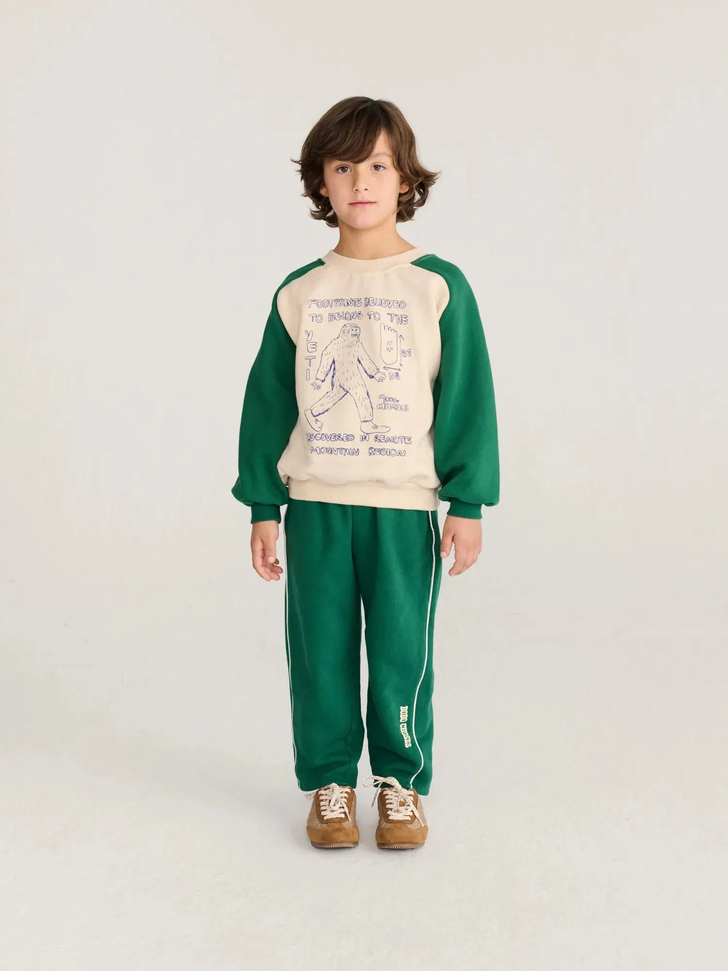 Bobo Choses Mr. Footish sweatshirt offwhite