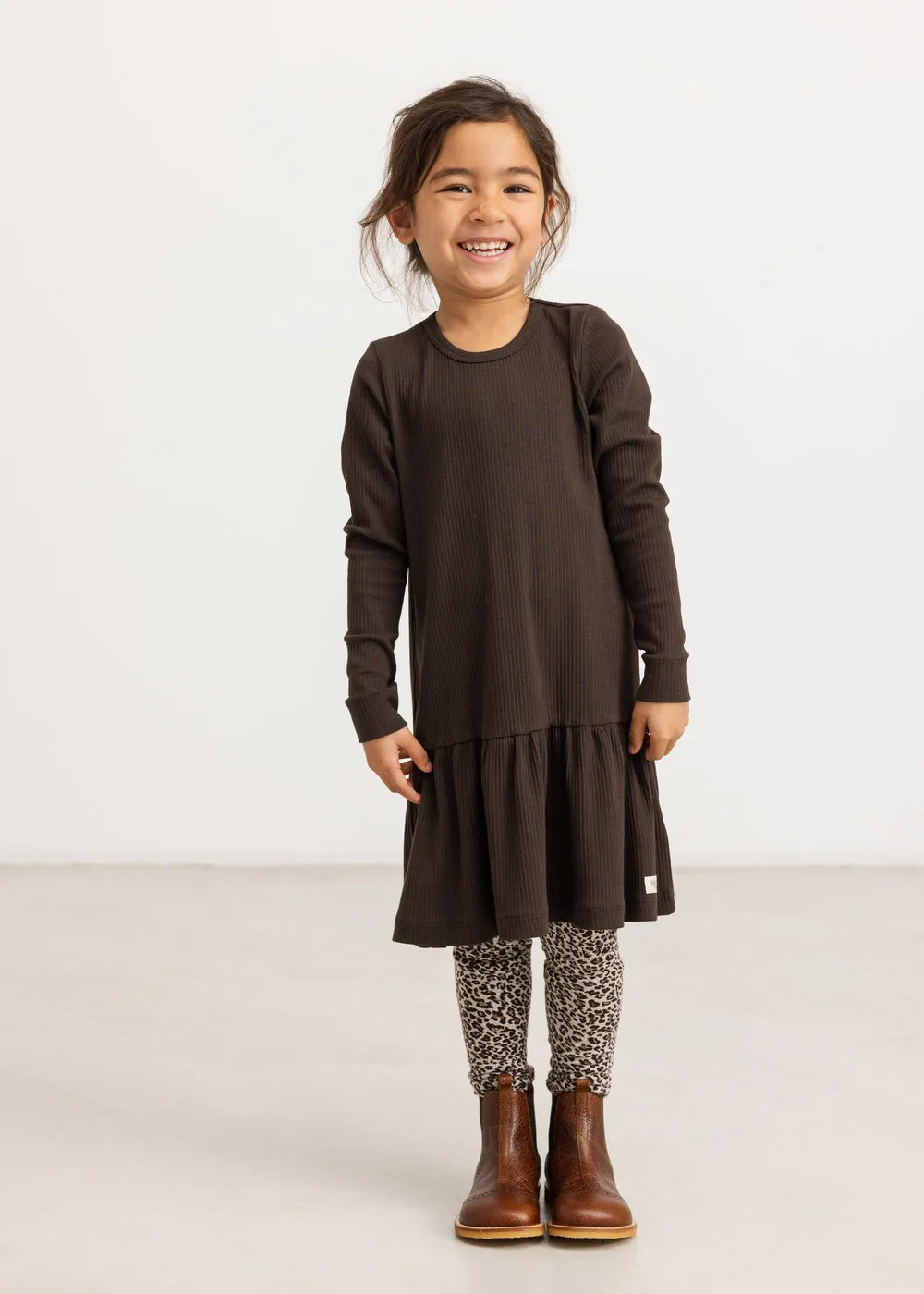 MarMar Dress Diro kjole Dark Roast modal stræk