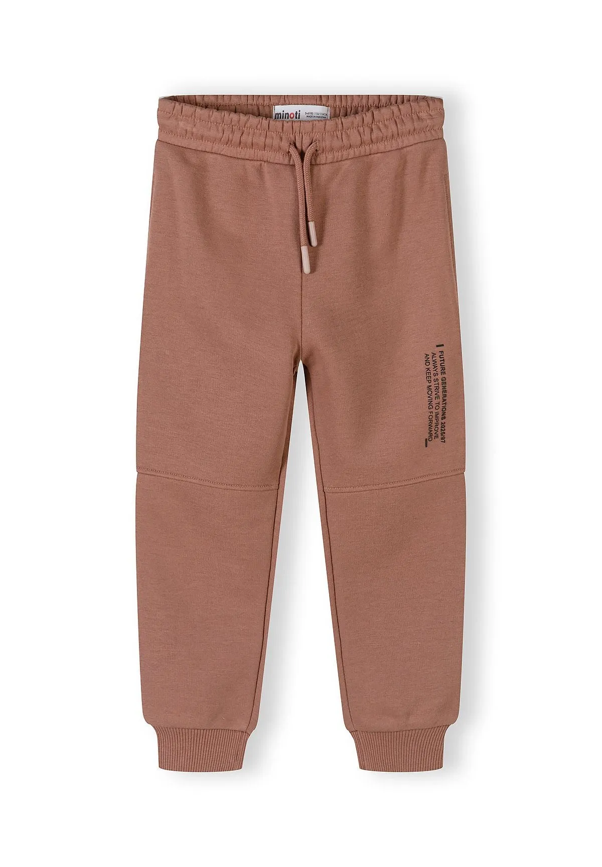 Minoti 44781 joggingtøj hoodie cognac bomuld