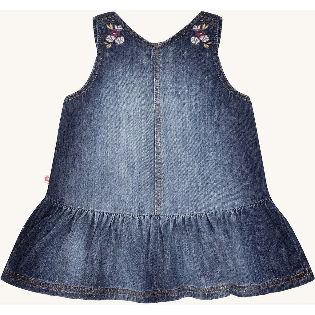 Hust & Claire HCKis Denim kjole Blue Denim bomuld