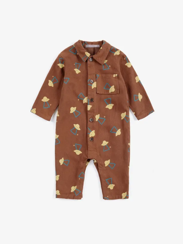 Bobo Choses Pixel Abduction all over sparkedragt brun lyocell