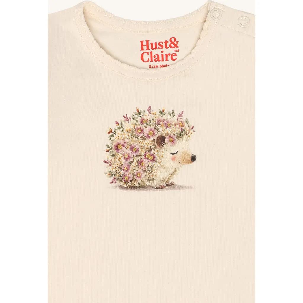 Hust & Claire HCAnna Mouse bluse off white bomuld
