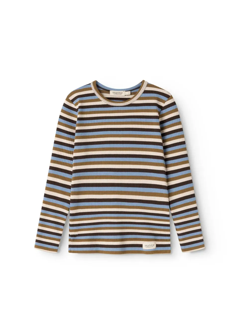 MarMar Plain Tee LS t-shirt Stripes modal strækbar
