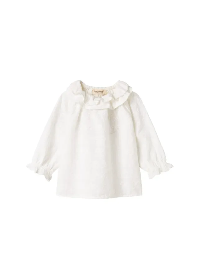 MarMar Tonello bluse White broderi bomuld