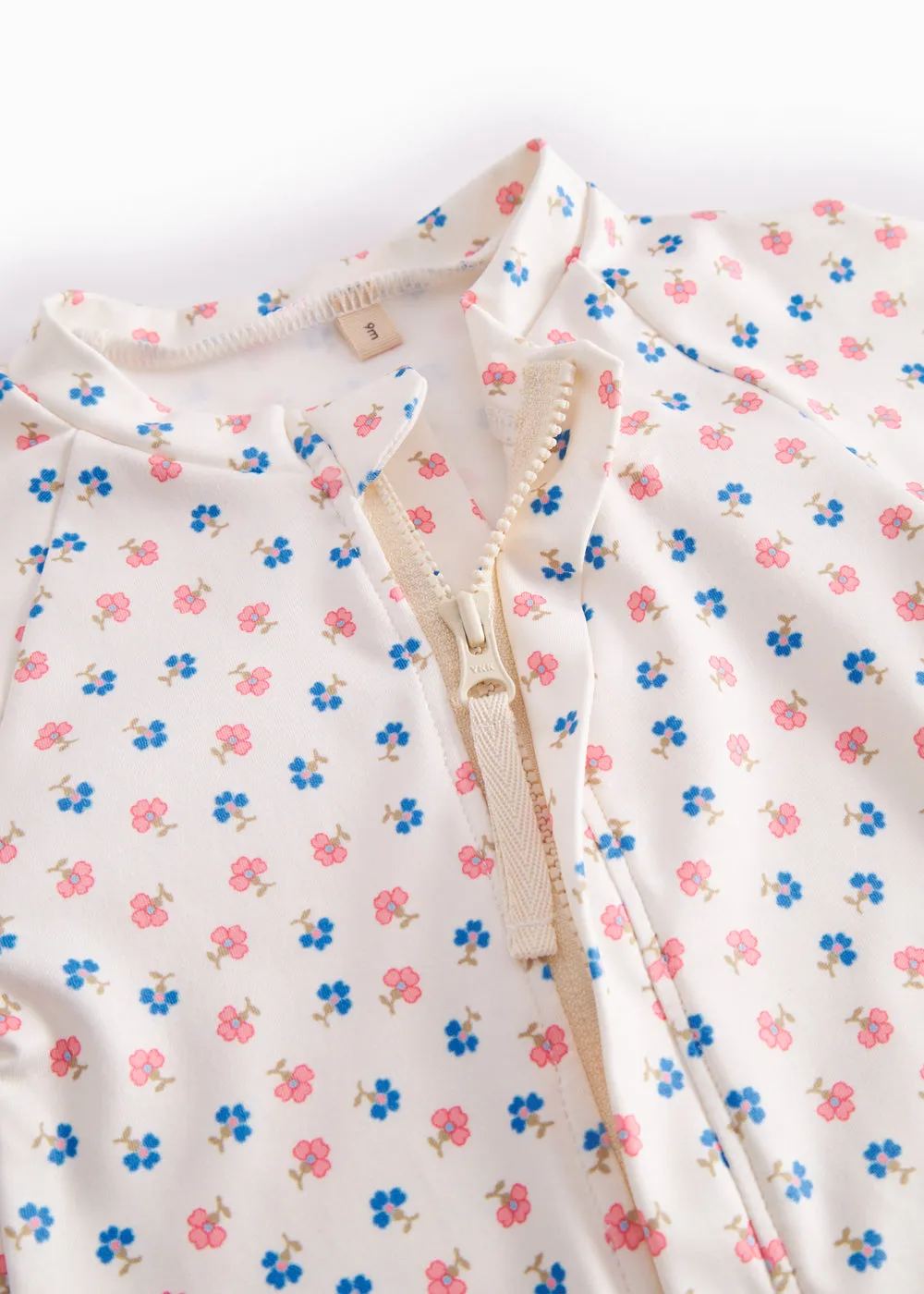 MarMar Swal Suit badeheldragt Mini Flower med ærmer