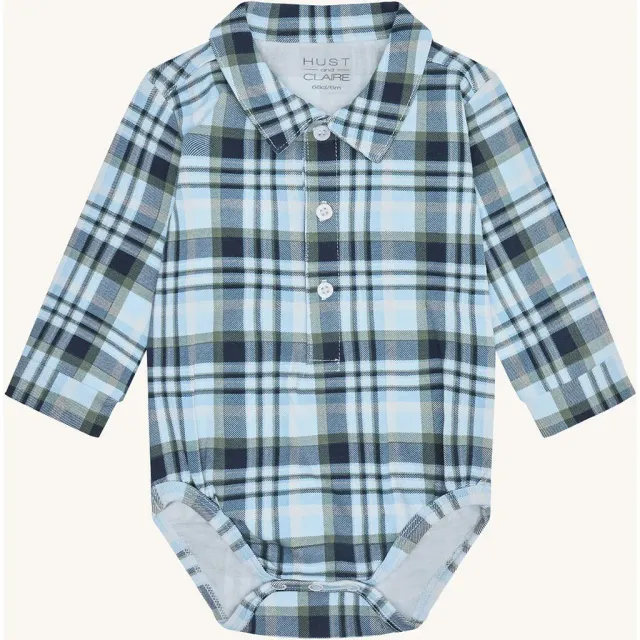Hust & Claire Boye Fall Check body Iron Blue ternet