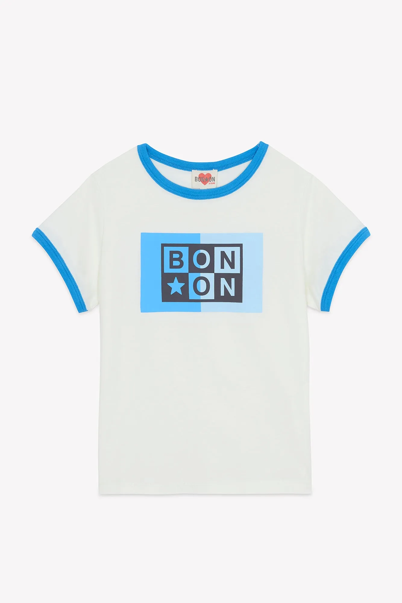 Bonton Napo Milk T-shirt Milk blå grafik