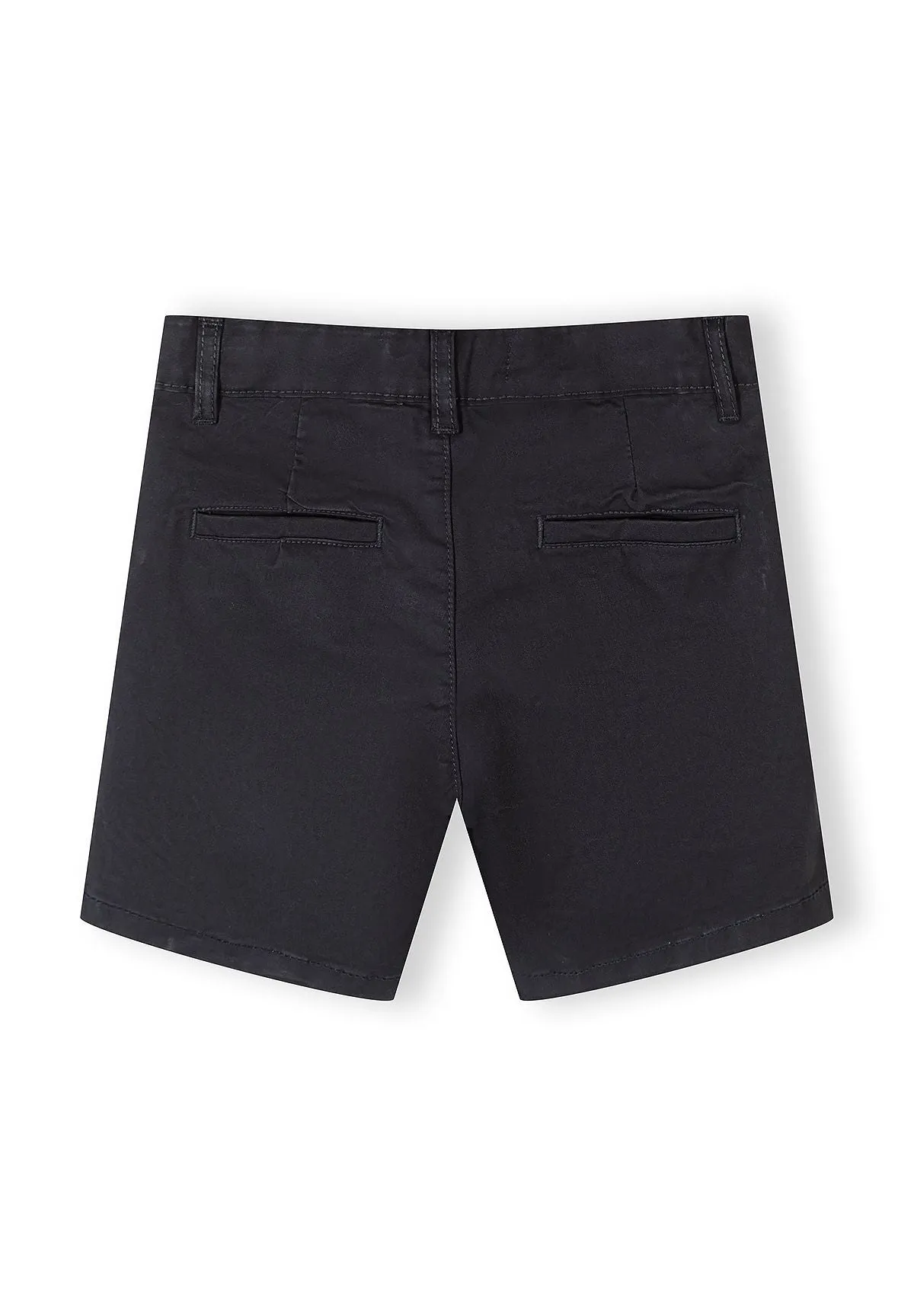 Minoti 44926 chinos shorts 2-pak blå drenge canvas
