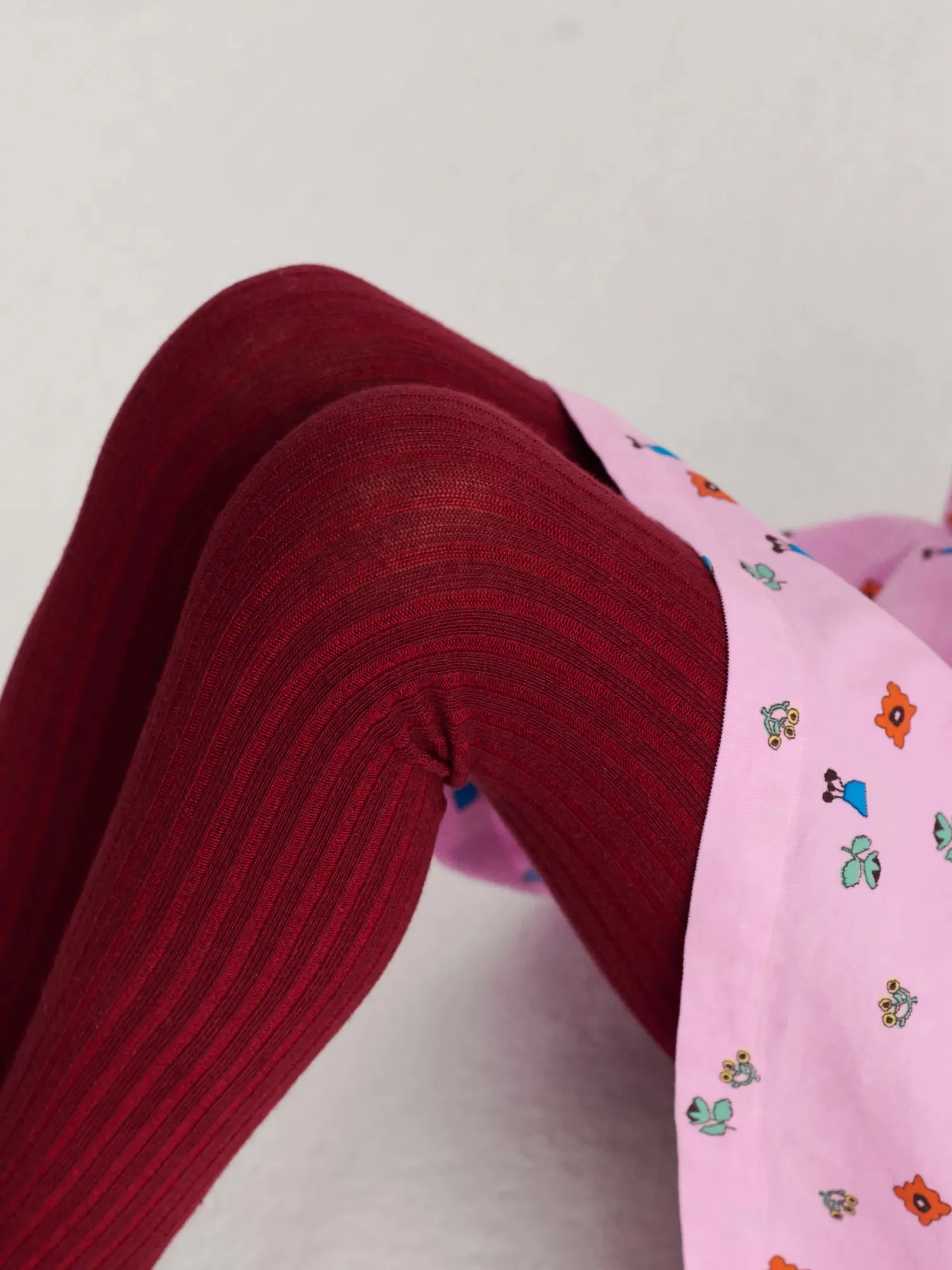 Bobo Choses strømpebukser 26-28 rød ribbet