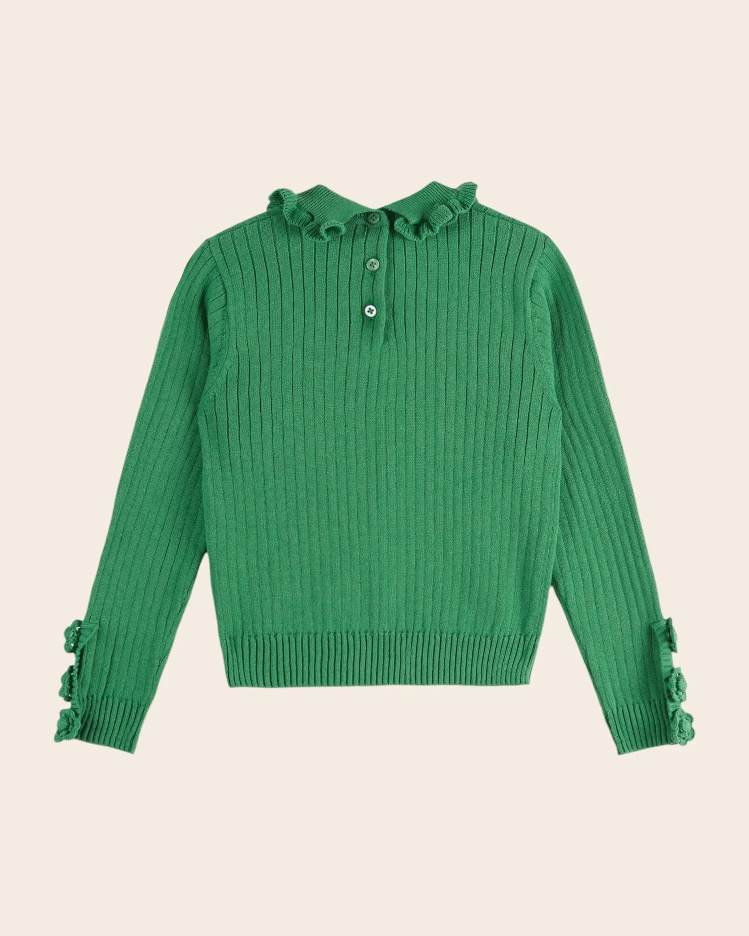 Emile et Ida Côtelé pullover grøn bomuld