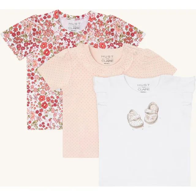 Hust & Claire Alda T-shirt Hvid Bomuld