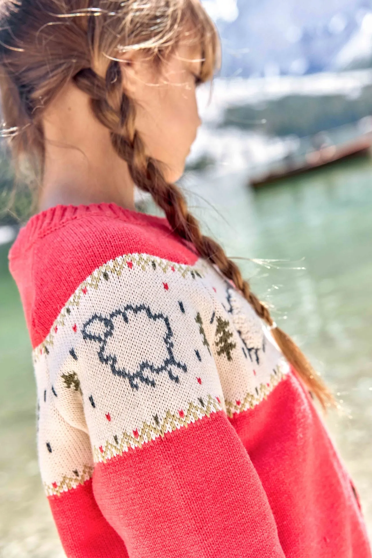 Bonton Mythic strik piger rosa får