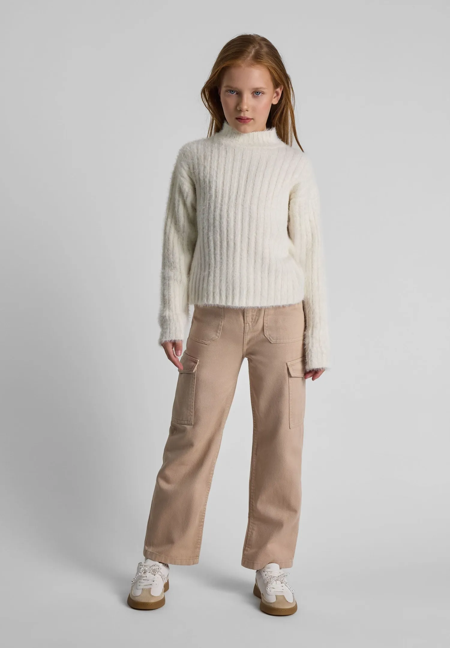 Minoti 42738 cargobukser beige piger