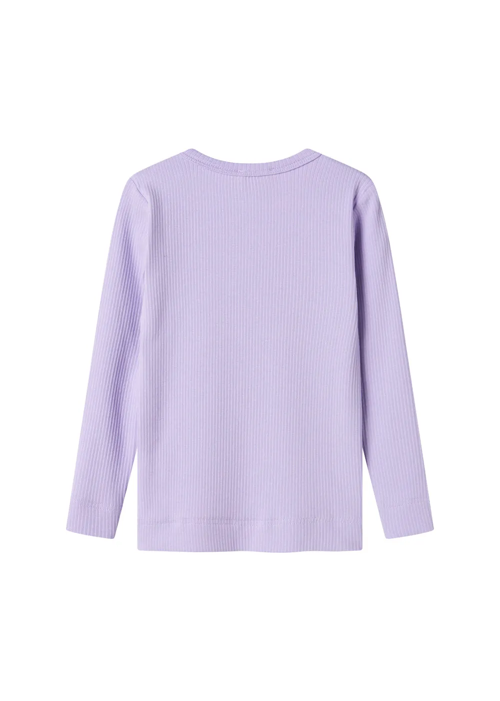 MarMar Tee LS t-shirt Soft Lavender knapper