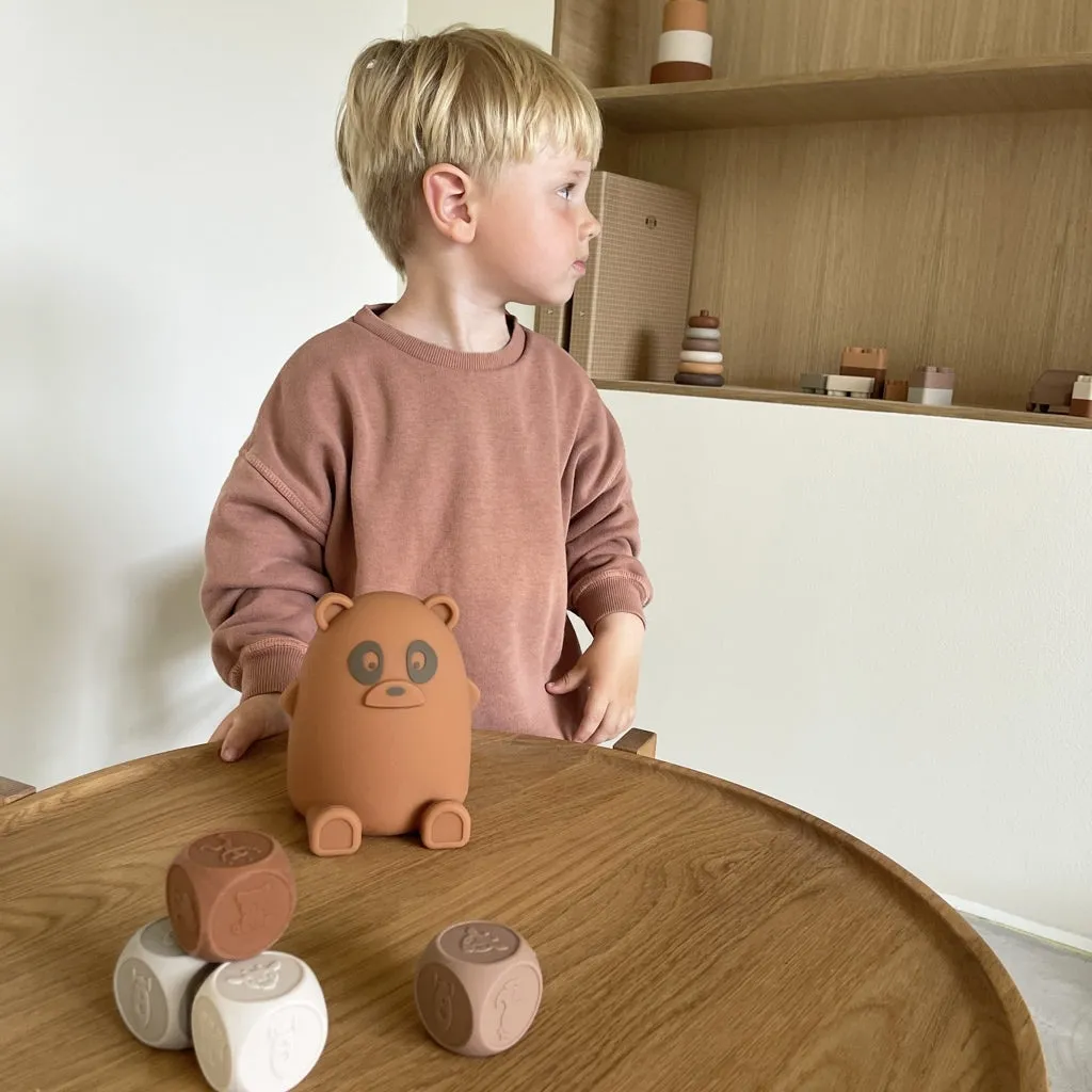 nuuroo Sana terninger 4-pak Brown silikone