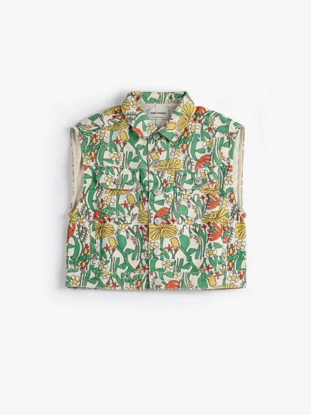 Bobo Choses Pickles Herbalist vest twill 2-13 år sample