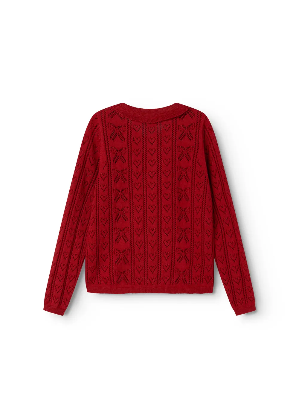 MarMar Tilda cardigan Cherry strik hjerter