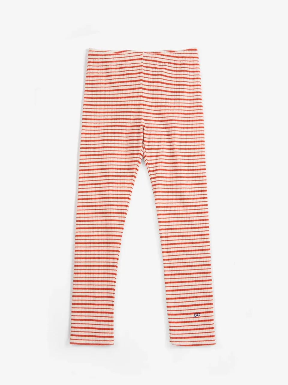 Bobo Choses All About Monsters red stripes leggings offwhite 2-3 år