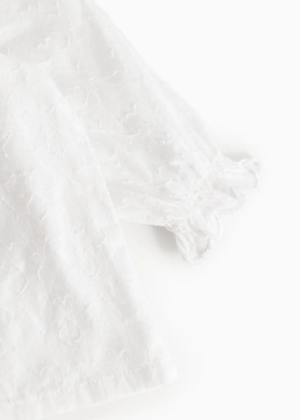 MarMar Tilka babybluse White jacquard sløjfe