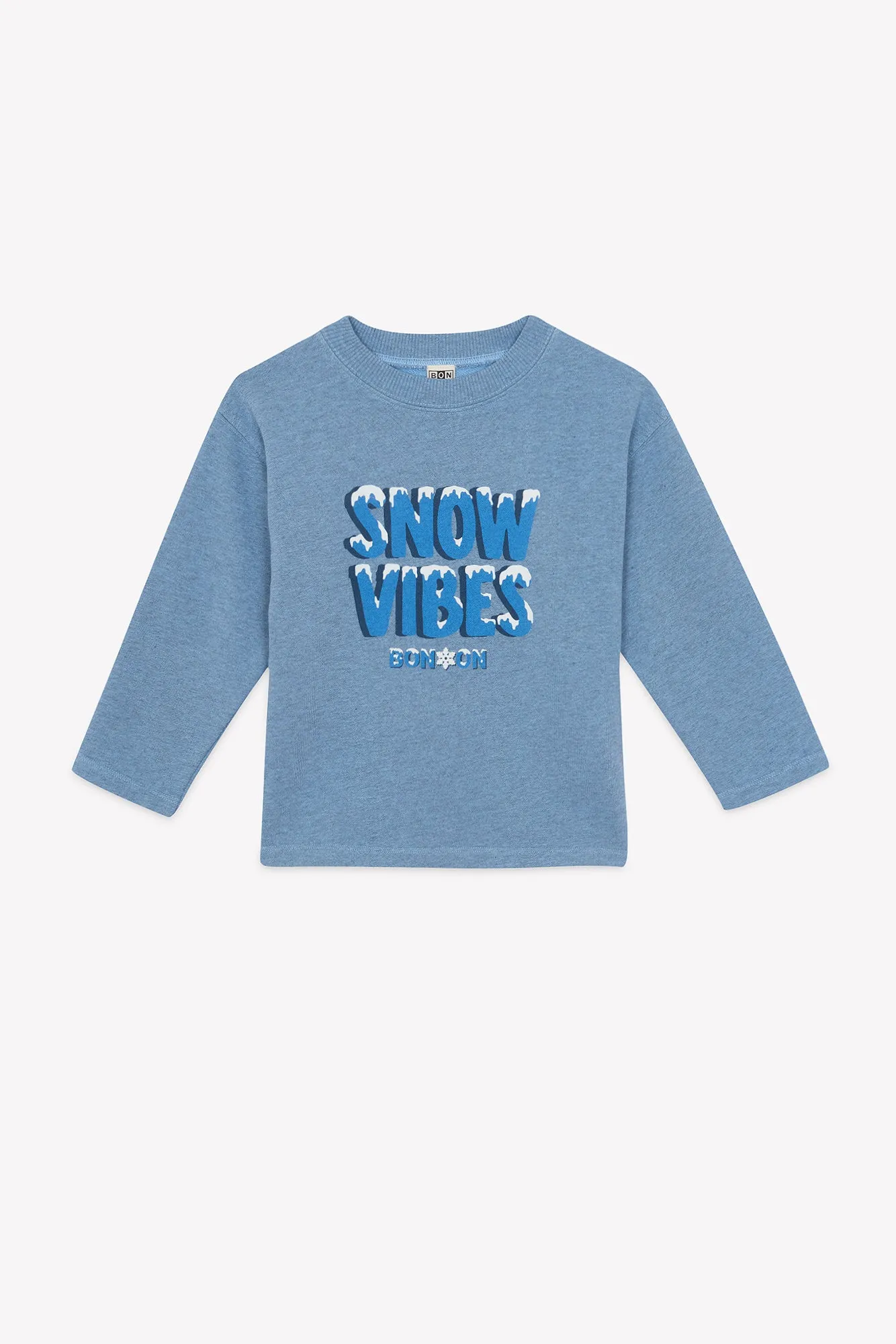 Bonton Laurel Snowvibe sweatshirt blå bomuld