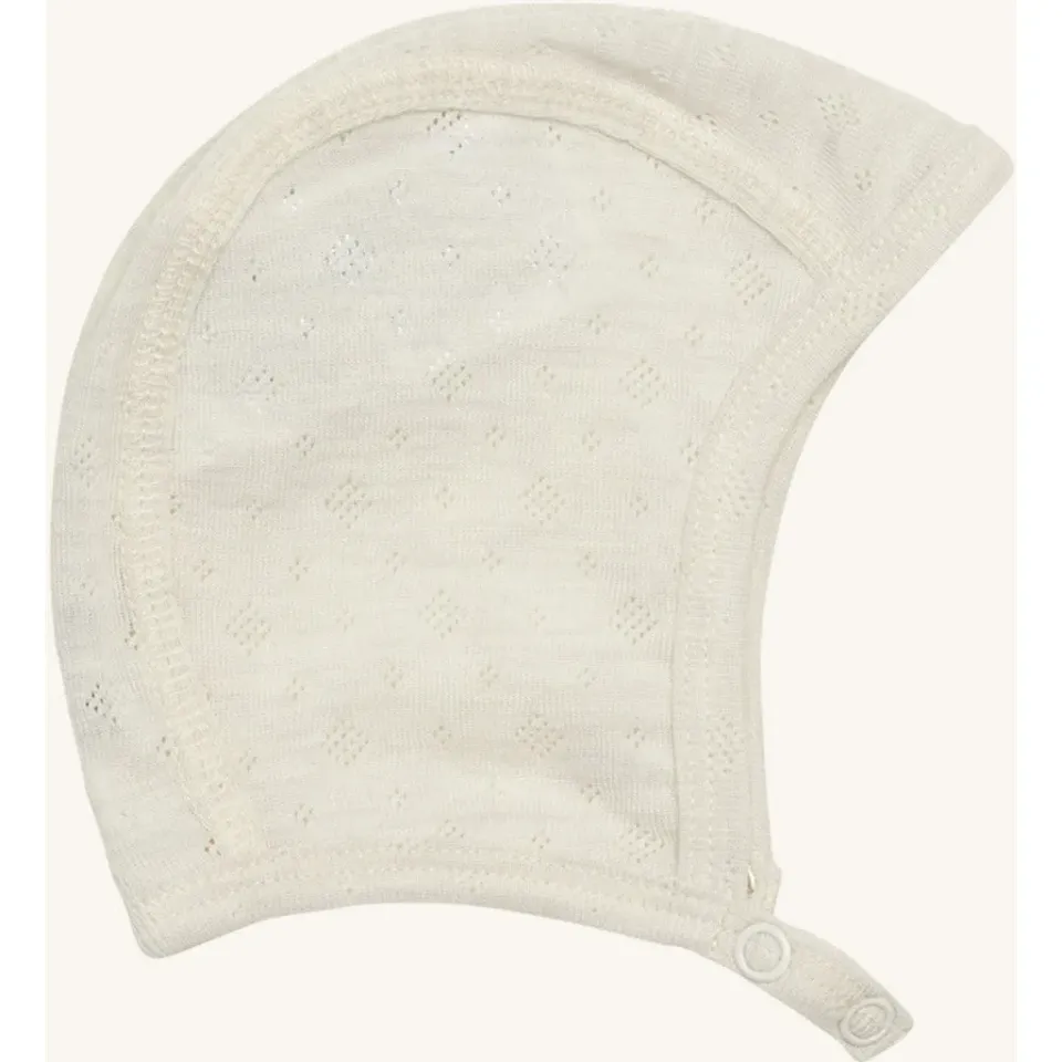 Hust & Claire Fini Pointelle hue Off White Tofu uld