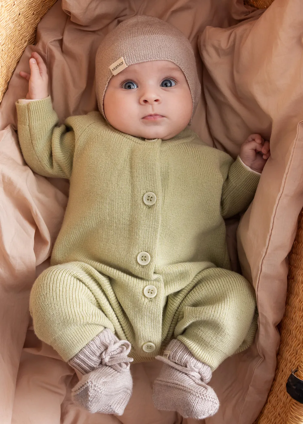 MarMar Copenhagen Robbie strikdragt Wheat merino