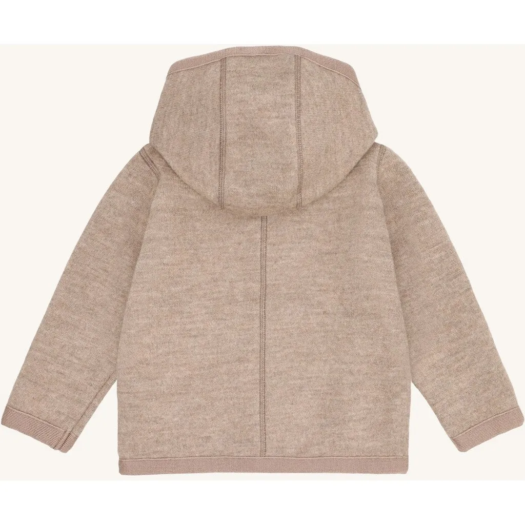 Hust & Claire Ebba Boiled Wool jakke Biscuit merino