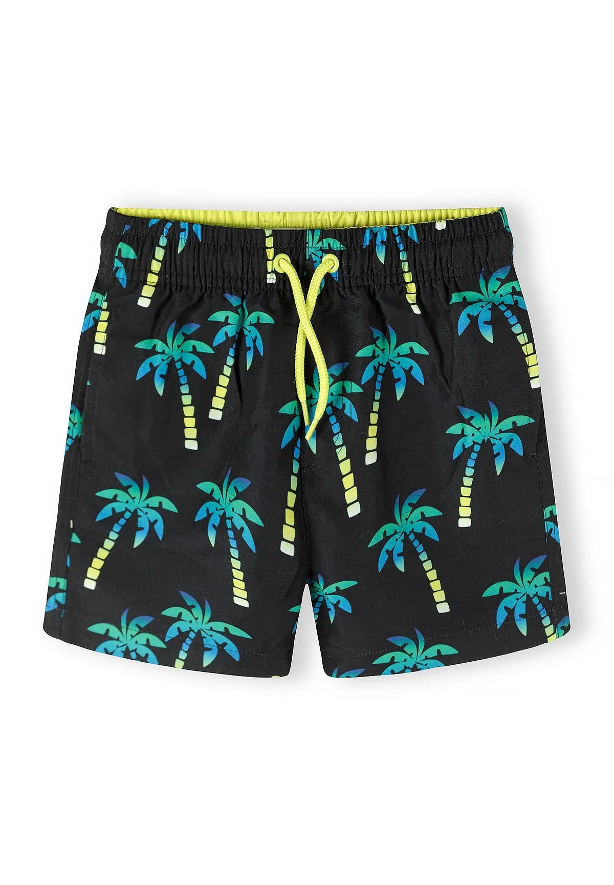 Minoti 44509 Badeshorts 2-pak sort blå palmer