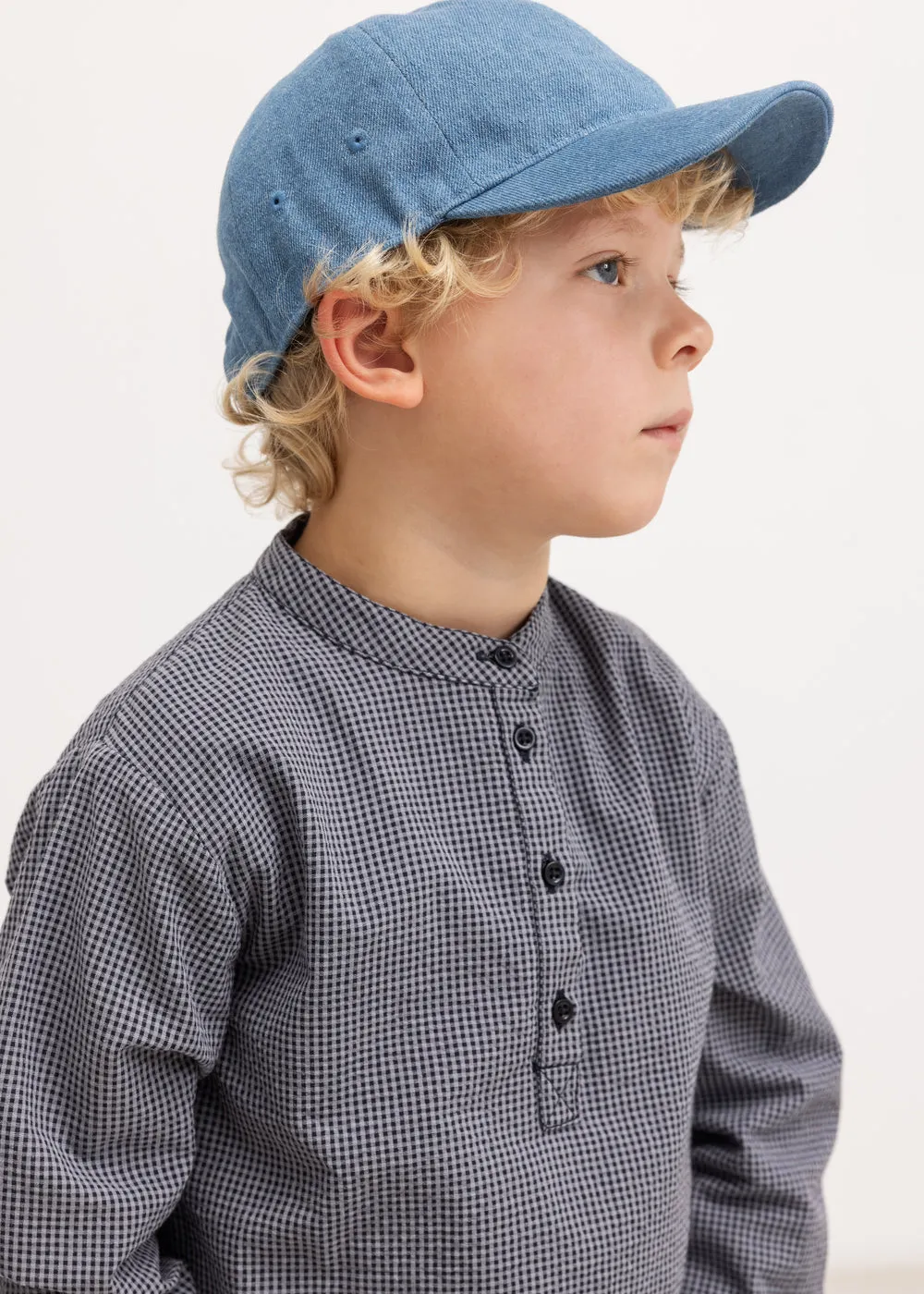 MarMar Arlo kasket Light Indigo denim til børn