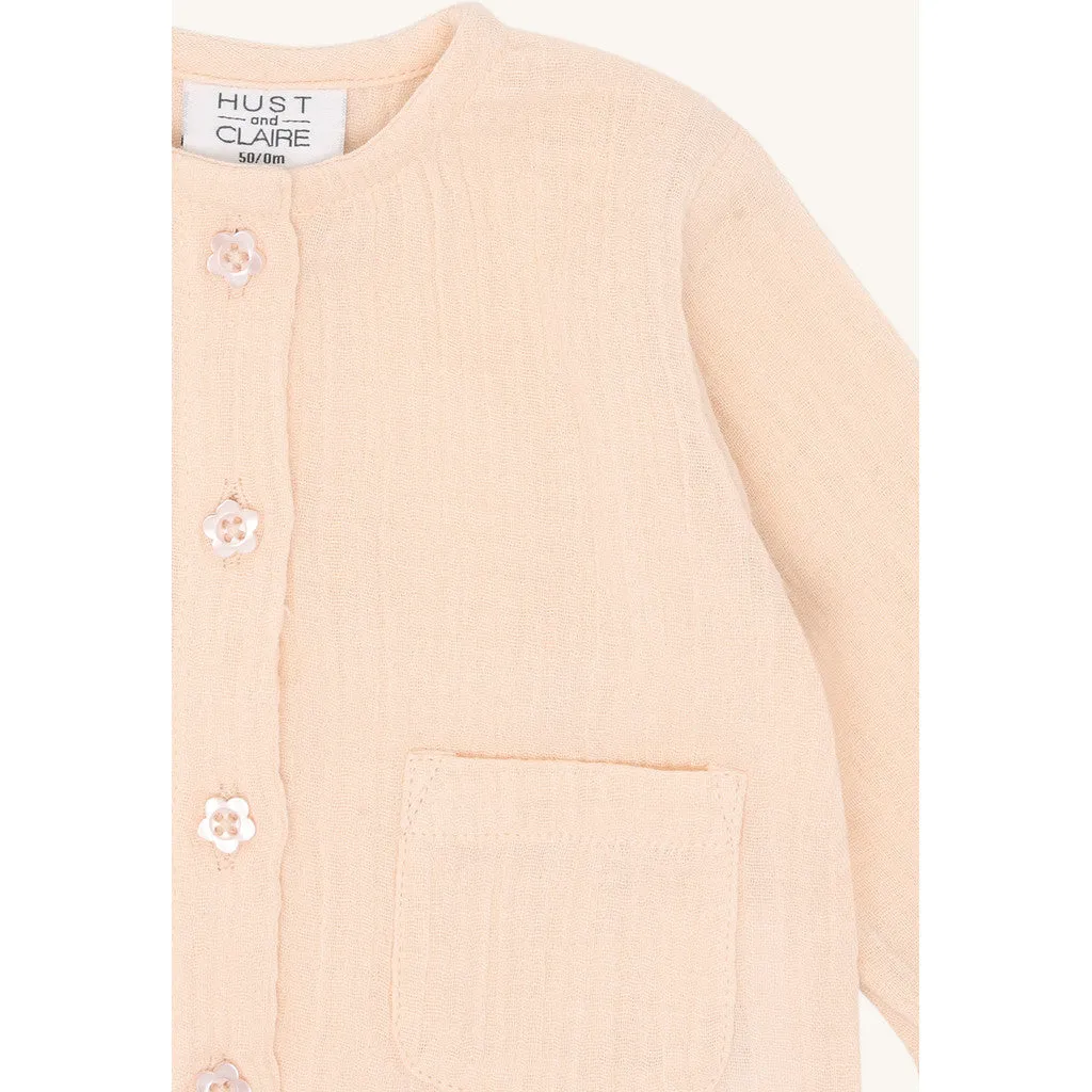 Hust & Claire HCChai cardigan Quartz muslin