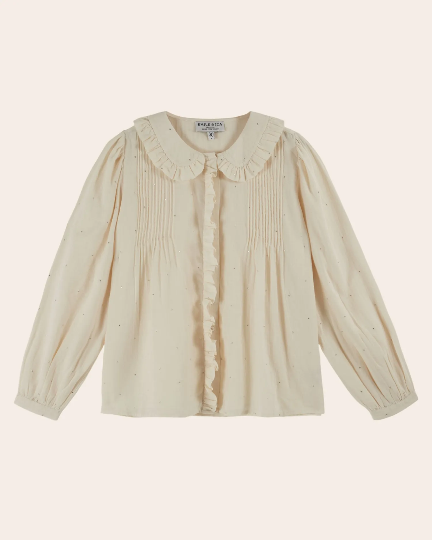 Emile et Ida Estellation bluse creme mukesh