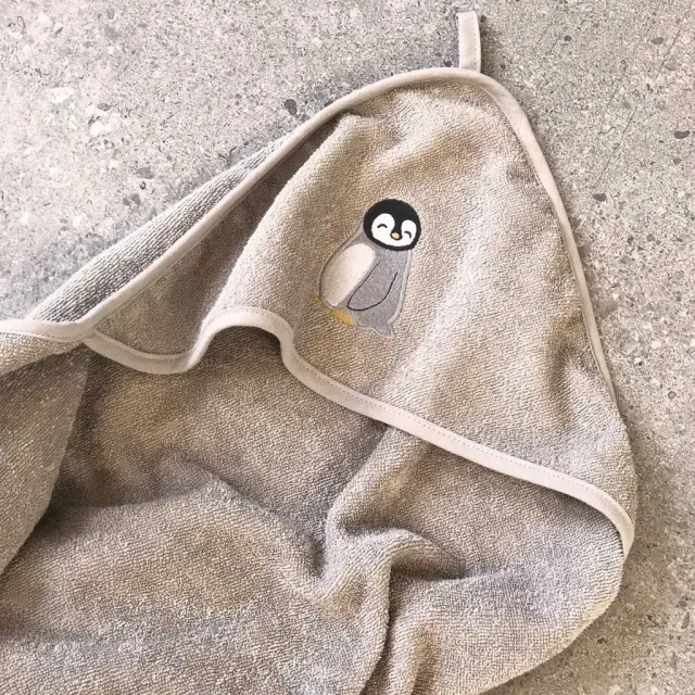 nuuroo Petu Petu Mano badehåndklæde Penguin bomuld 100x100