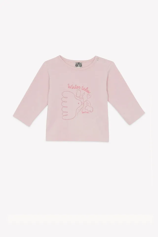 Bonton Taxi Winter Rose Blossom t-shirt