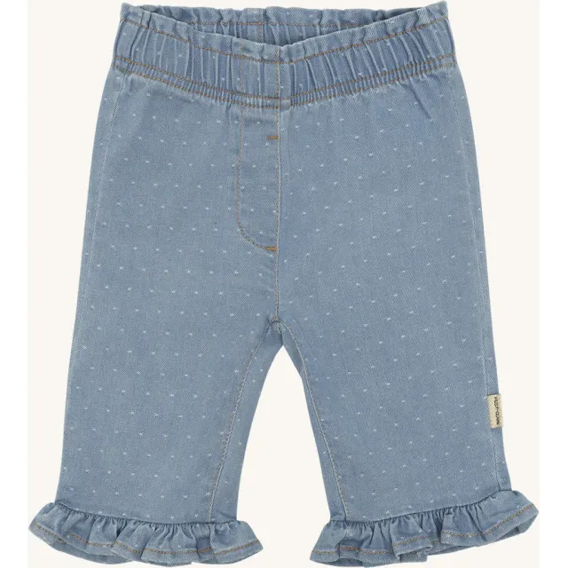 Hust & Claire Thea Dotty jeans Blue Denim bomuld baby