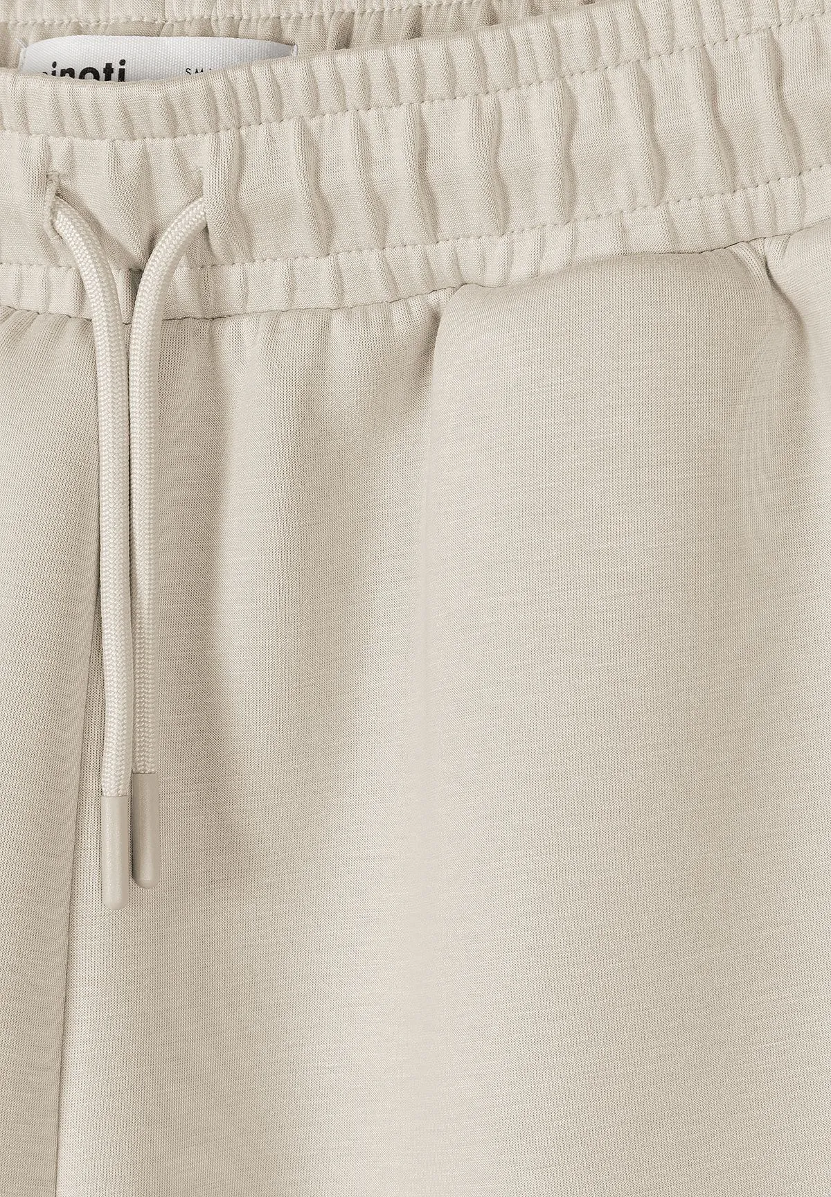 Minoti 44981 sweatshirt shorts sæt beige til kvinder