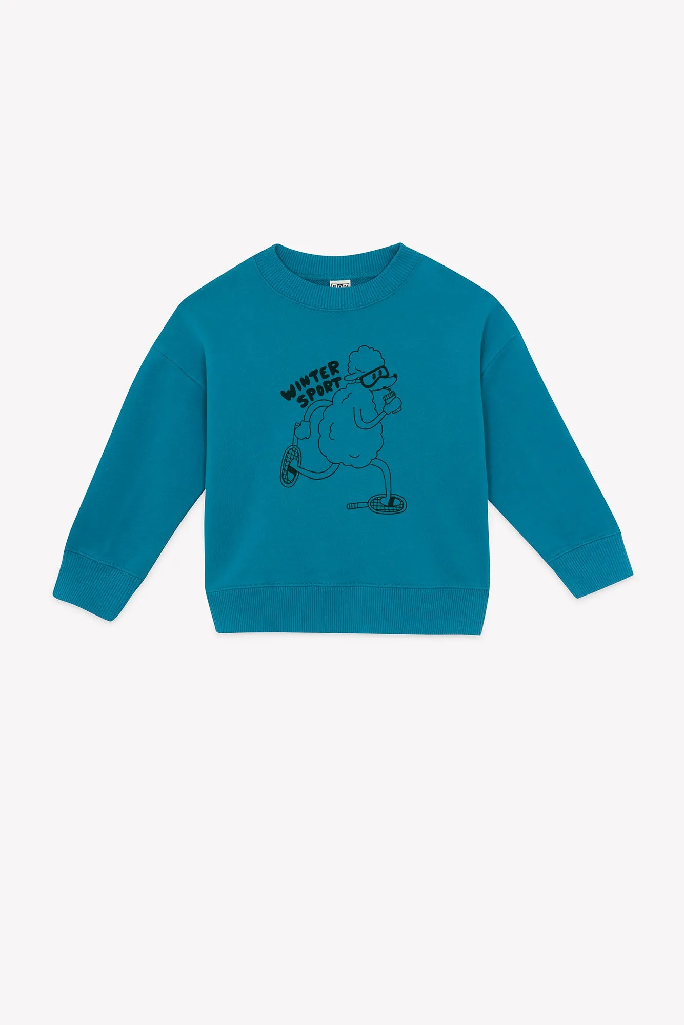 Bonton Lame Winter Spo sweatshirt nordic sea bomuld