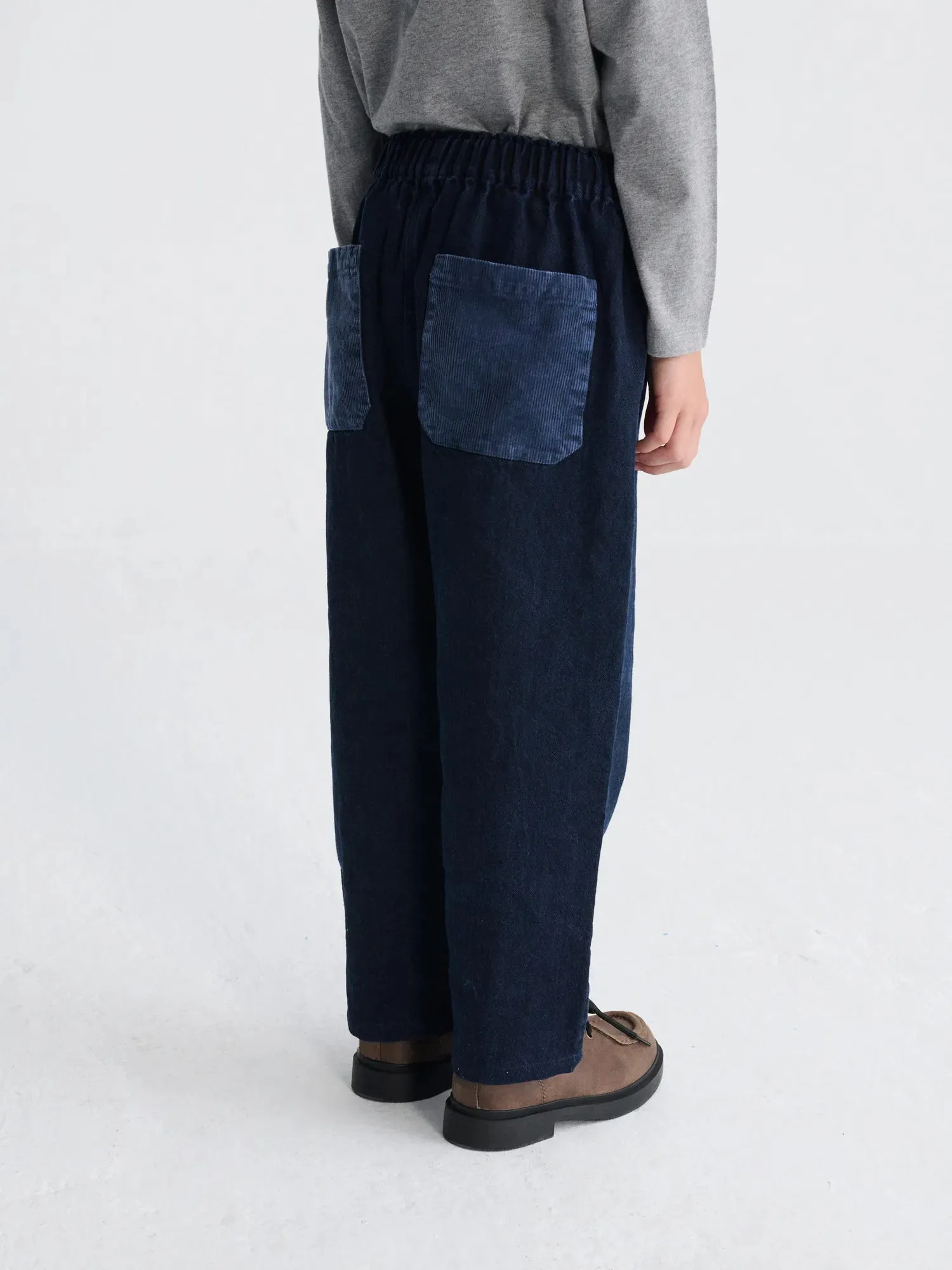 Bobo Choses All About Monsters denimbukser midnight blue
