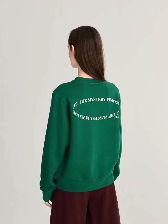 Bobo Choses Mystery BC sweatshirt grøn økologisk bomuld